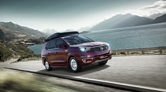 쌍용자동차의 2017년 코란도 투리스모 <쌍용자동차 제공>